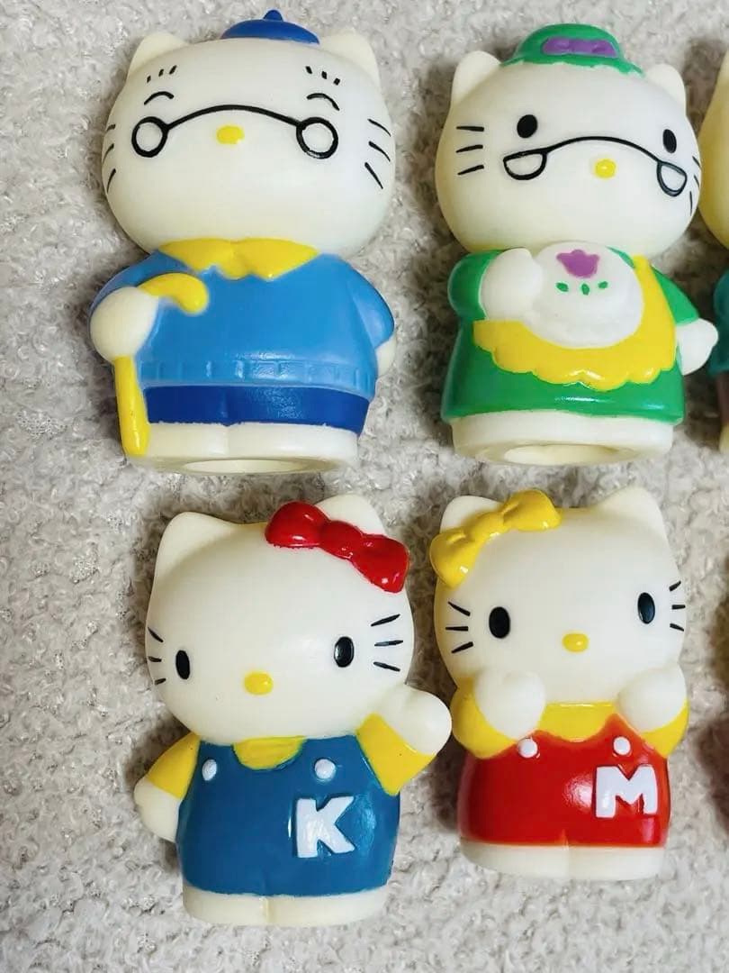 キティファミリー ゆびにんぎょう ハローキティ 指人形 原始人 まとめ売り