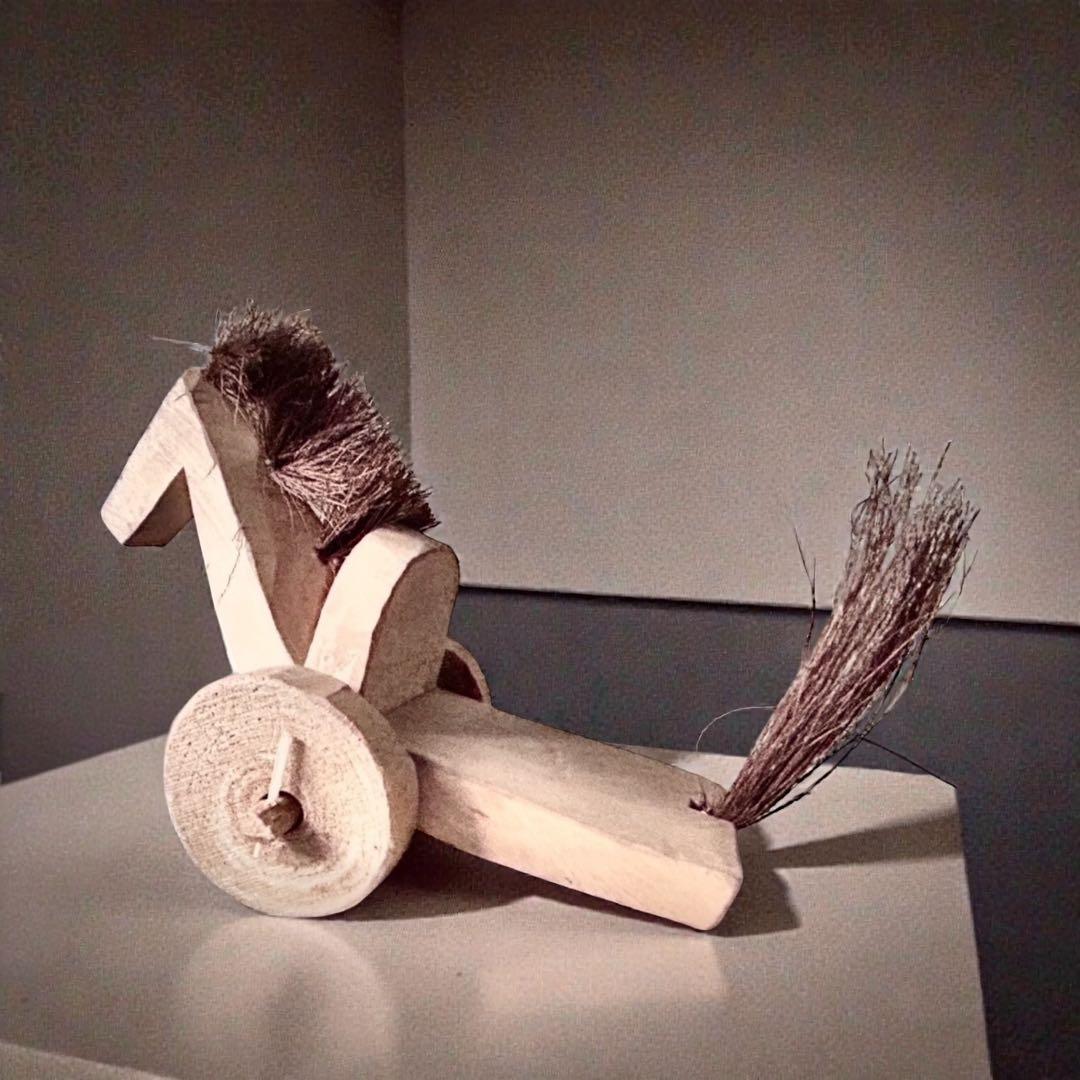 大分県廃絶郷土玩具 北山田のきじ馬①中山利市 午年飾り バーナード