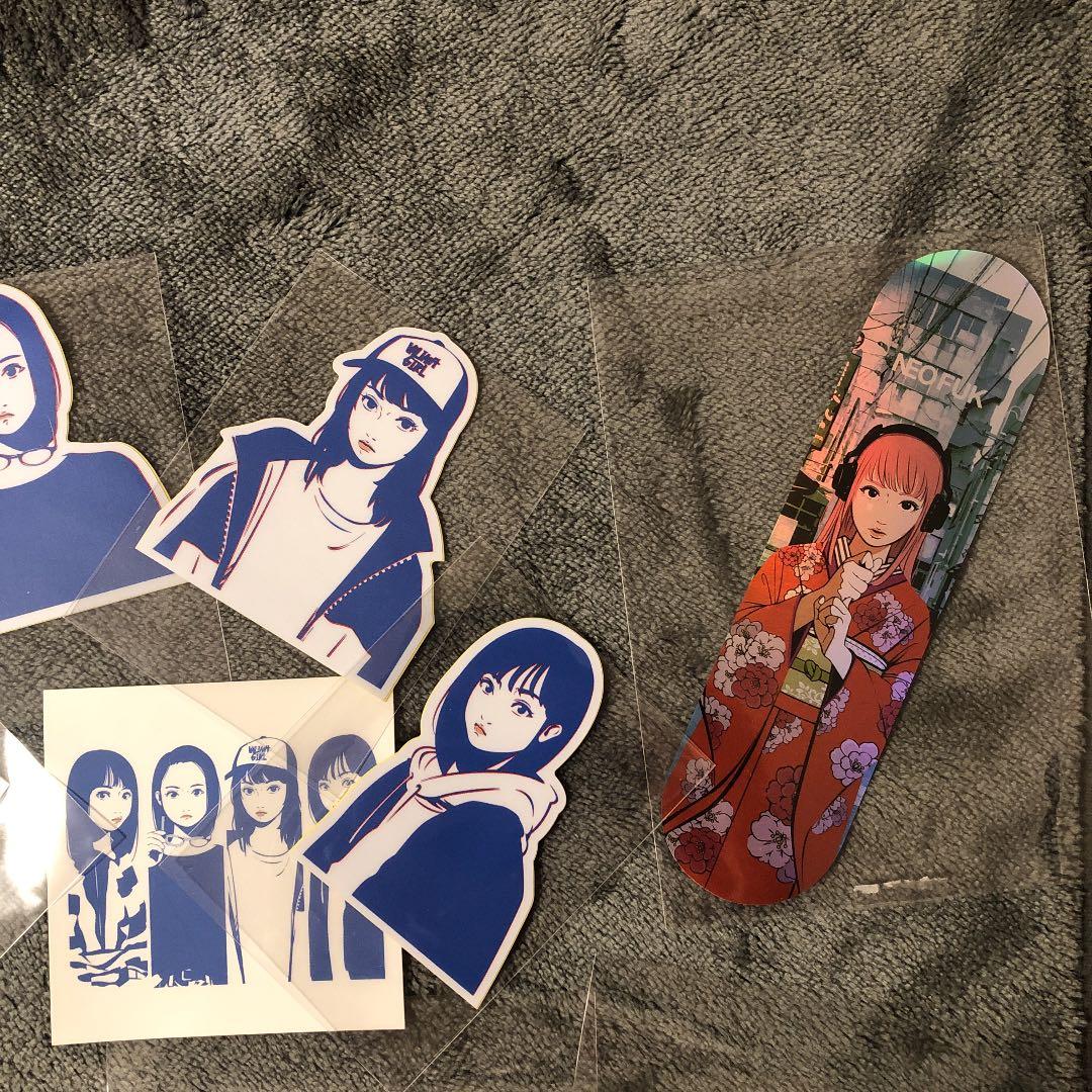 backside works. ステッカー 11種