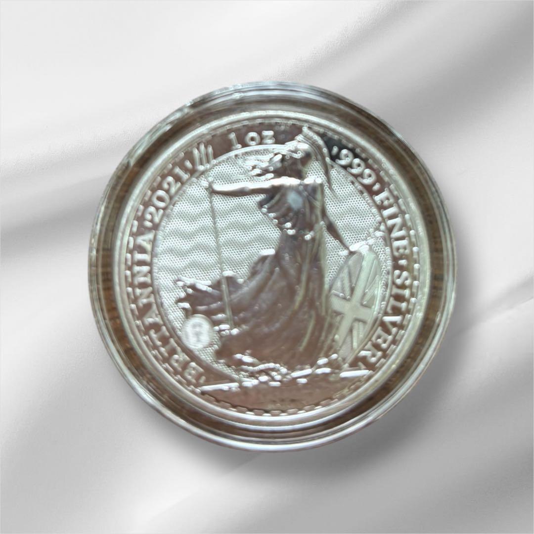 ブリタニア銀貨 1オンス 1枚 2021年製 クリアケース入り - メルカリ