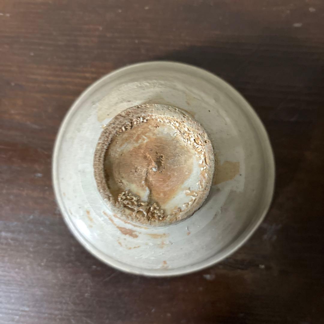 李朝小鉢 堅手 白磁 小服茶碗 大盃 韓国アンティーク 古道具 古民芸