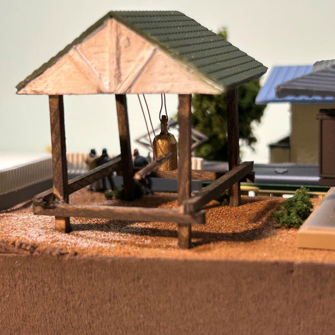 ♥YOU♥様　ご予約品　江ノ電腰越　満福寺と踏切　鉄道ジオラマ　Nゲージ