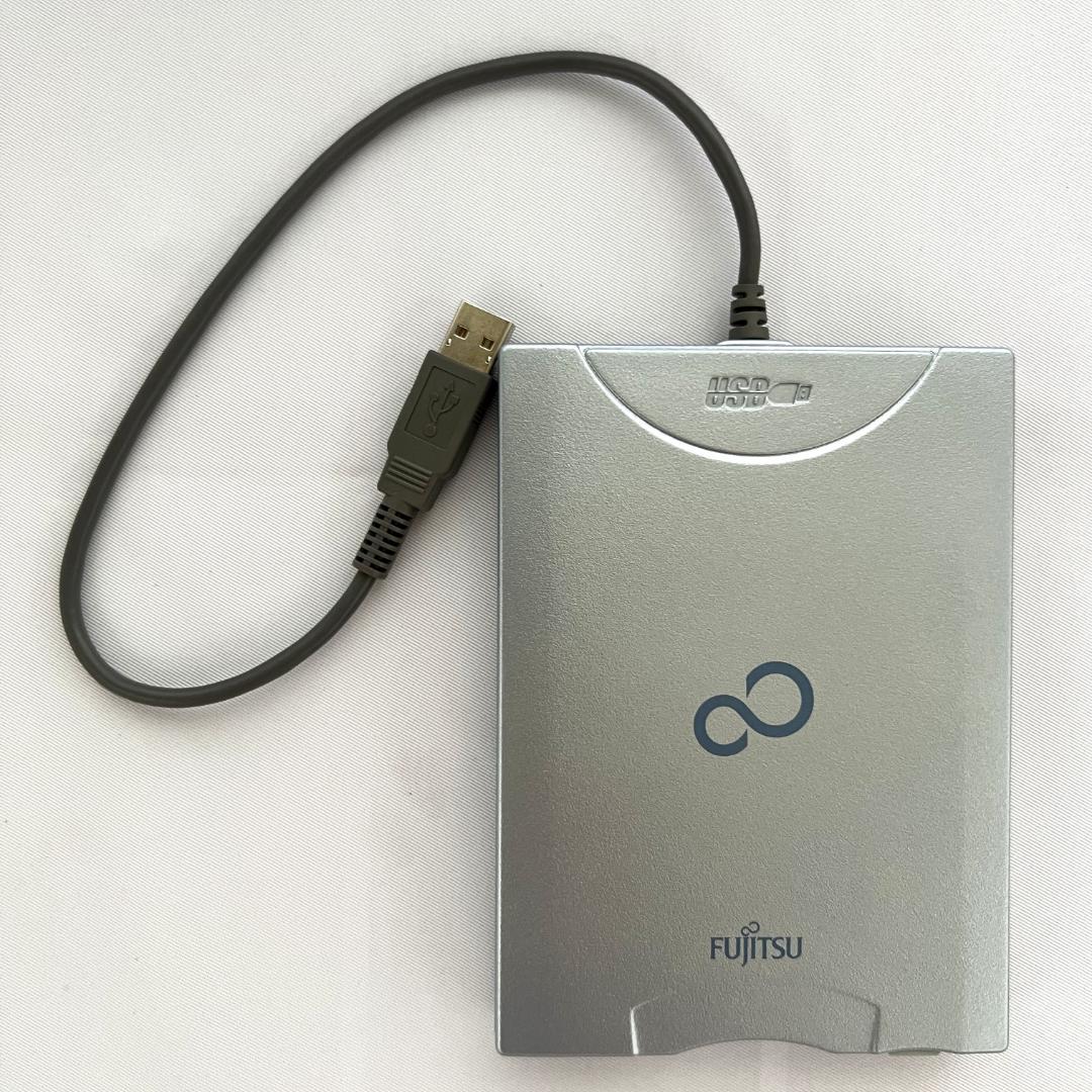 マクセル フロッピー3.5型×2ケース合計80枚＋富士通 USB FDDユニット