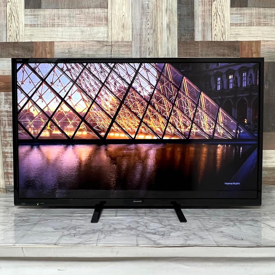 即日受渡❣️シャープ40型液晶テレビ Wチューナー外付HDD裏番組録画可