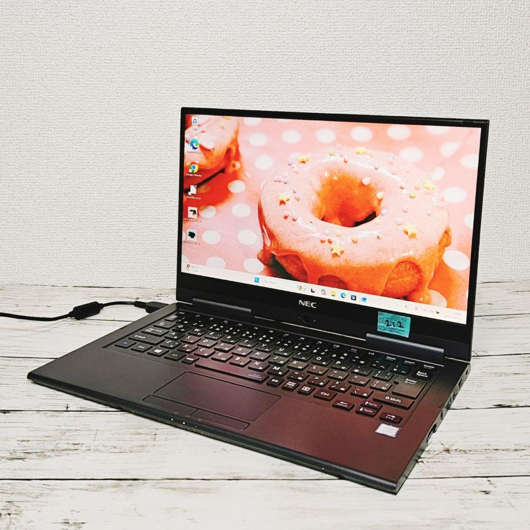 タッチパネル♪NEC タブレットノートパソコン Core i5 SSD カメラ付