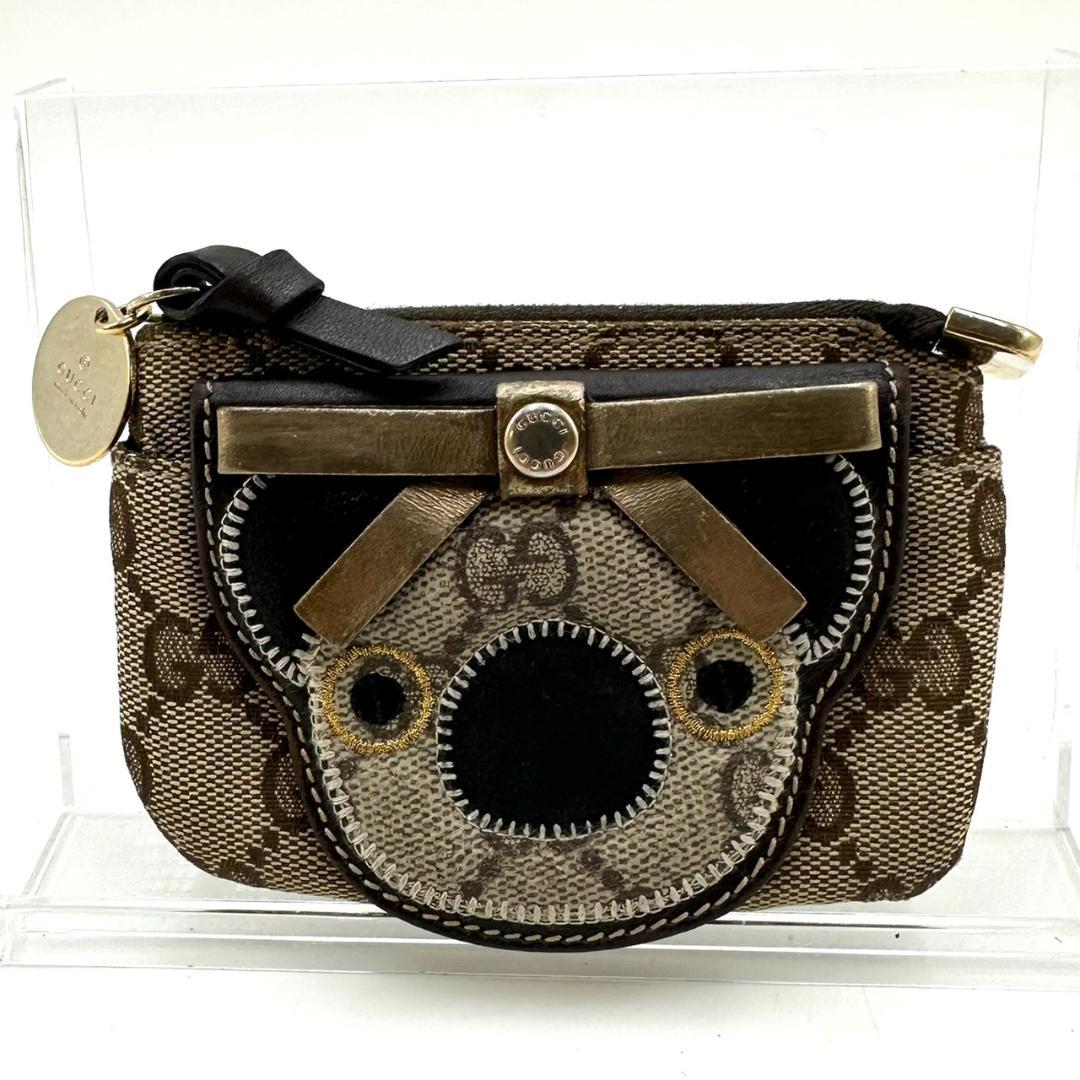 GUCCI グッチ GGキャンバス グッチョリ パグ ケース マルチケース