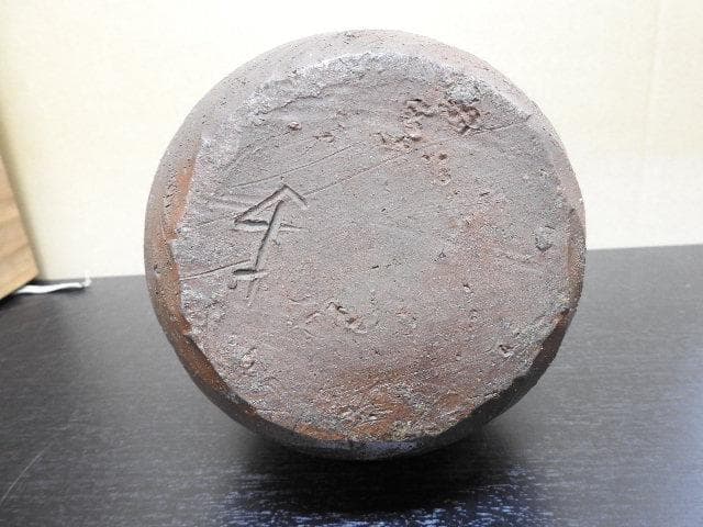 備前舟徳利　保存箱有　MA384