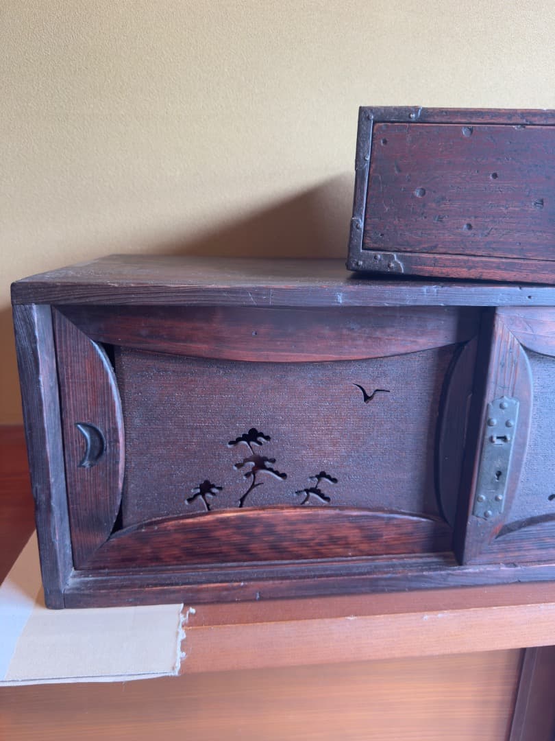 希少】福島民芸 民芸家具 箪笥 和箪笥 整理タンス アンティーク けやき