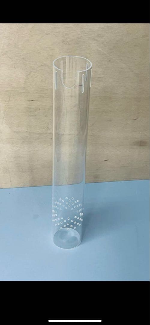 オーバーフロー加工H600用　透明三重管セット　（50Aバルソケタイプ）