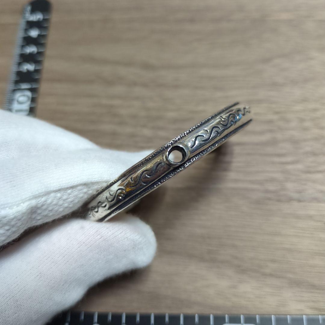 シルバー925 アラベスクデザイン シルバーバングル