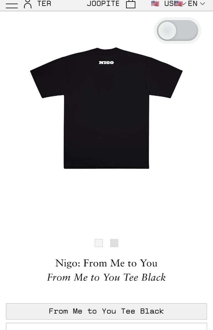 JOOPITER Nigo From Me To You Tee Black