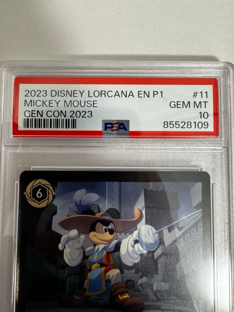 PSA10 lorcana ロルカナ ミッキーマウス gencon プロモ