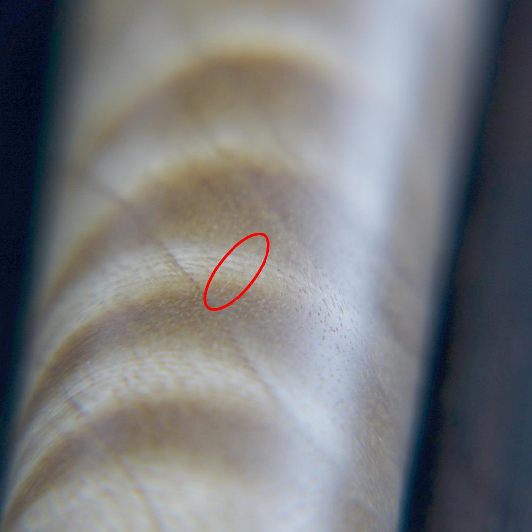 EDWIN　クラフトエー本カリン瘤消しゴム　野原MP　旧型　栃縮杢