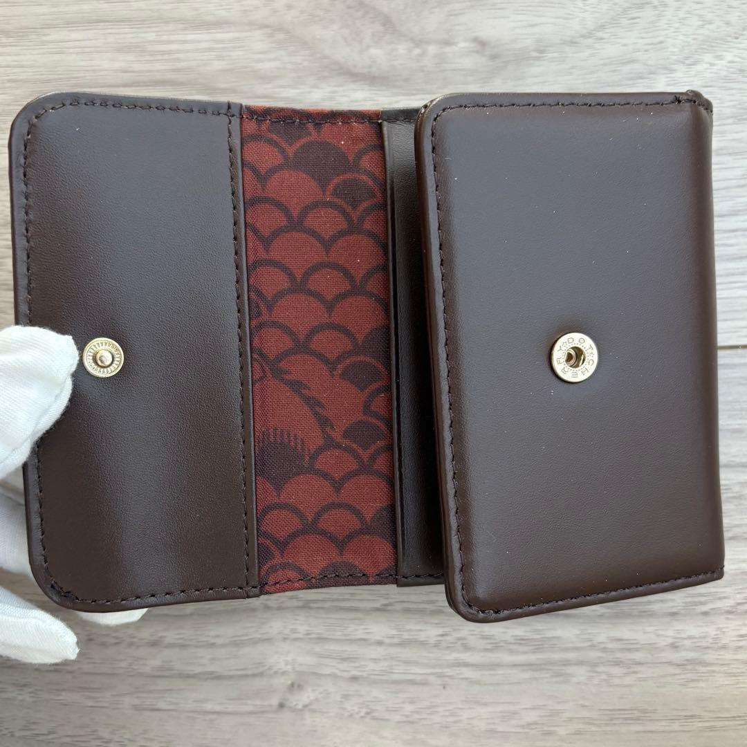 受注生産品】刀剣乱舞 HAMANO 三つ折り財布 大倶利伽羅 濱野皮革工藝