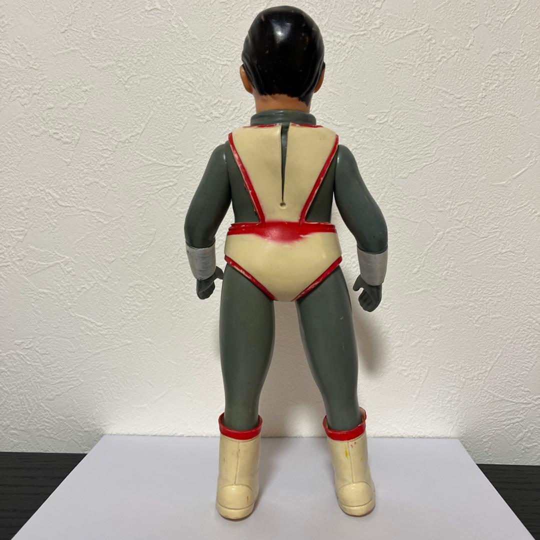 シルバー仮面ジャイアント 面取れ ソフビ 旧バンダイ 当時物