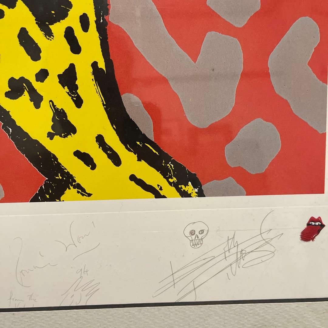 証明書No.入り限定5000枚ローリングストーンズ 94-95ツアーリトグラフ