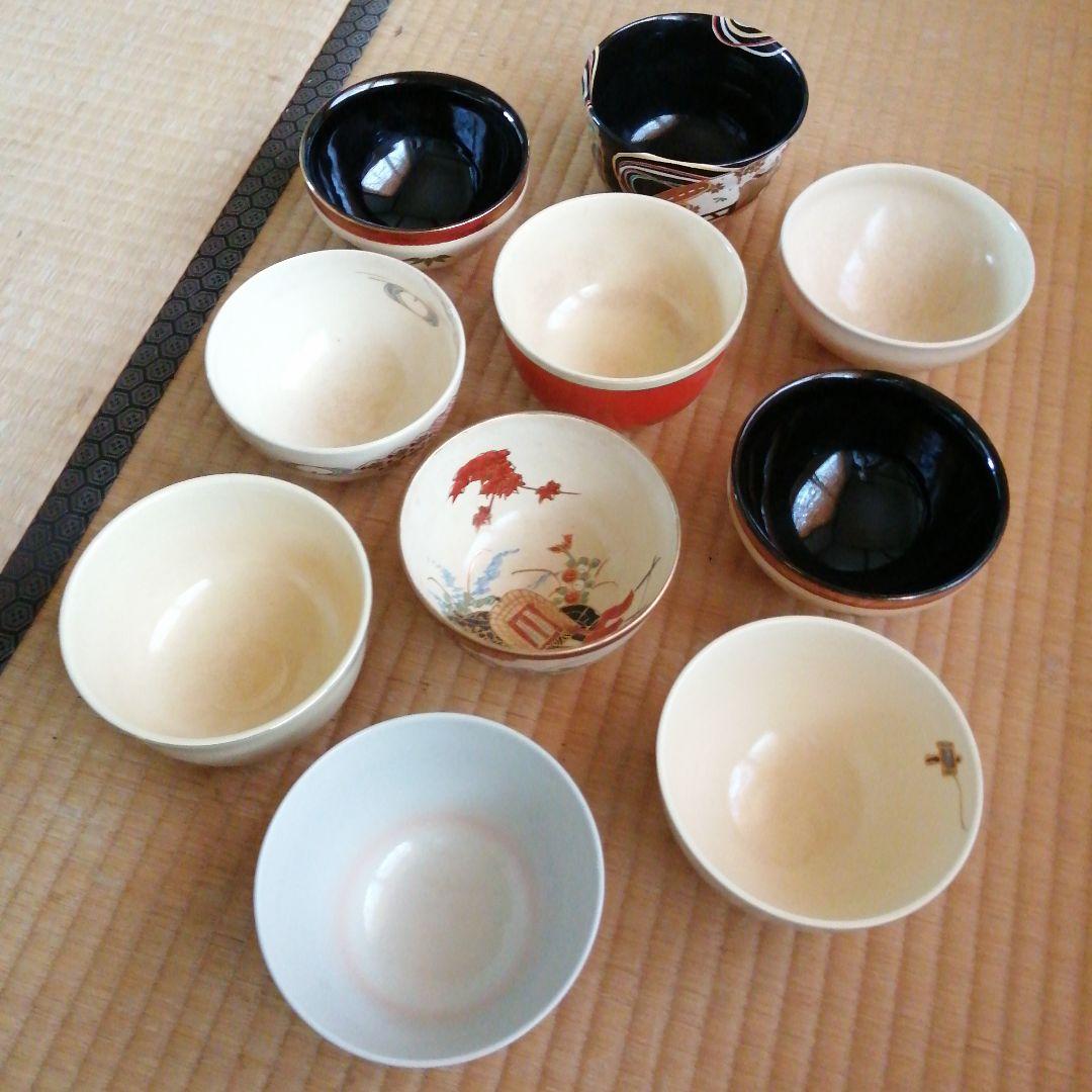 京焼 茶碗10個まとめ売り 仁清 瑞豊など