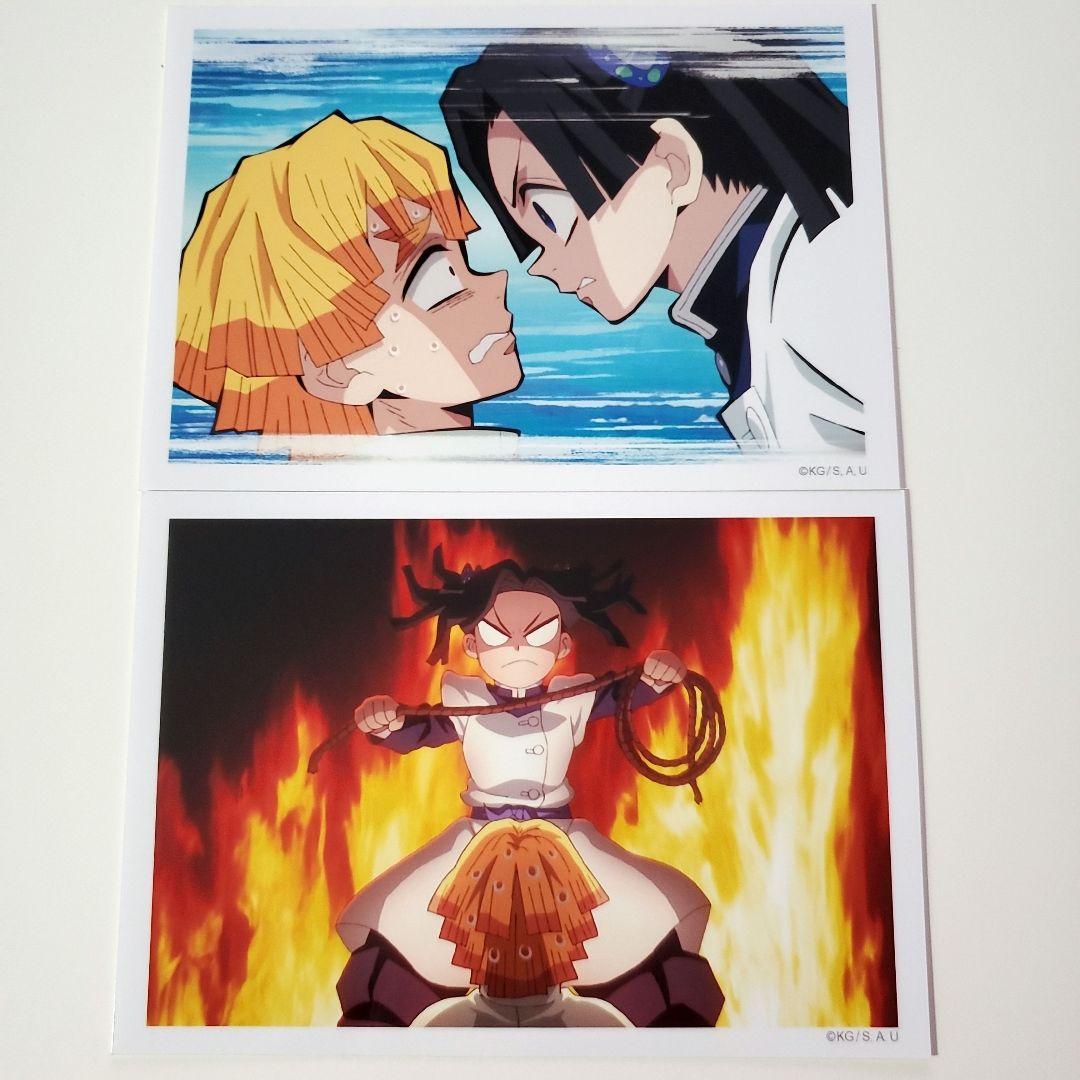 値下げ 我妻 善逸 アオイ 柱合会議 蝶屋敷 予告 場面写 ブロマイド 鬼