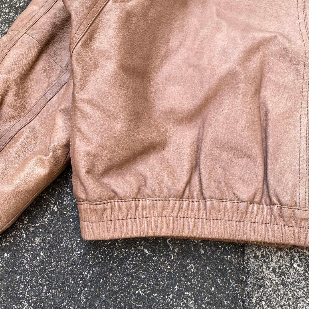 90s archive Peccary leather A-2 jacket