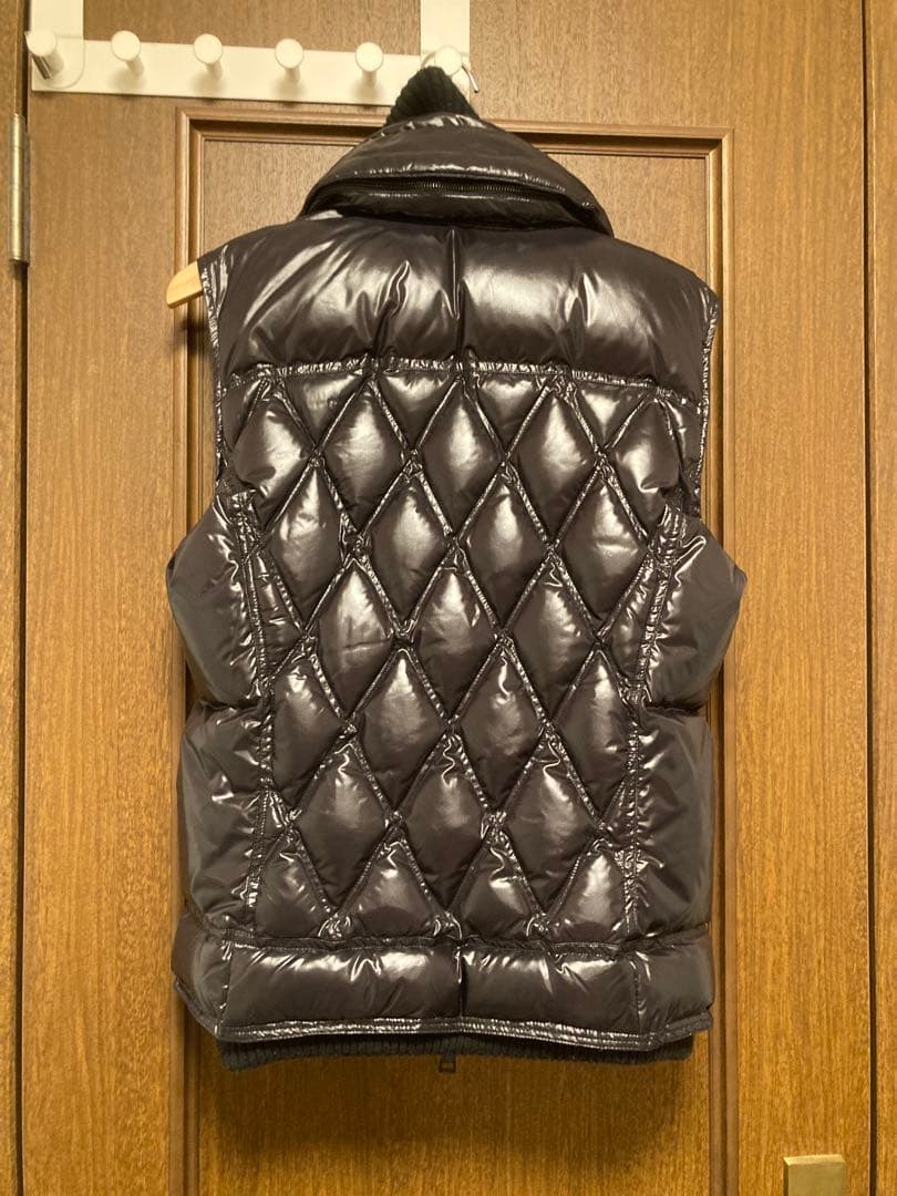 【AKM】ダウンベスト-ナイロンダイヤキルト