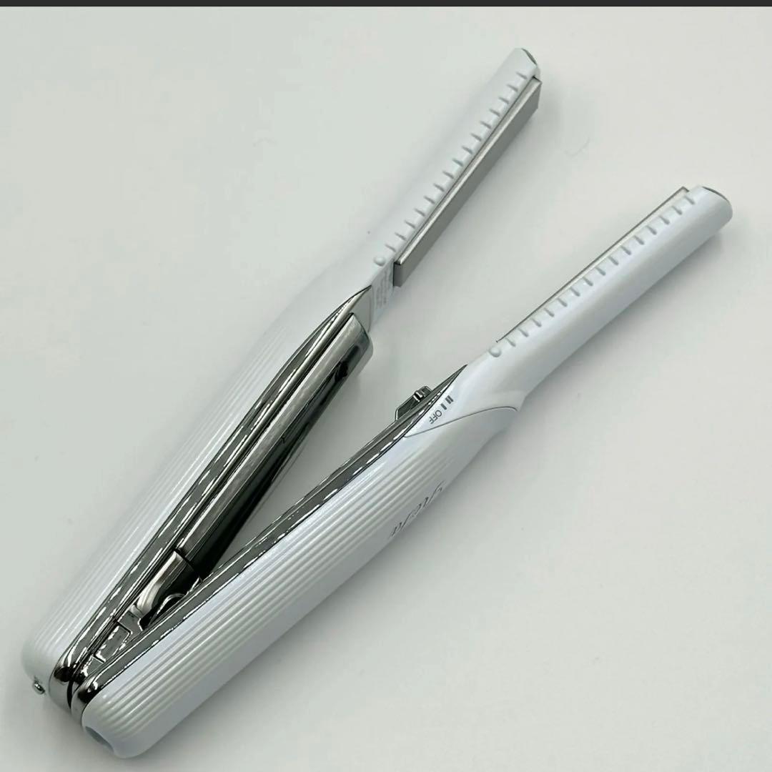 セラミックプレート ストレートヘアアイロン ホワイト