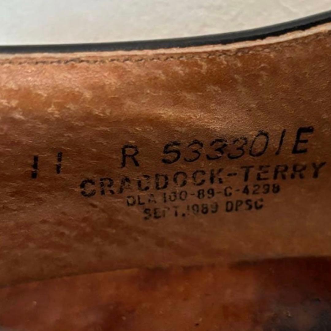 U.S NAVY サービス シューズ 1989年 11 R クラッドドックテリー