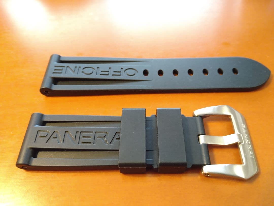 b*m様 【OFFICINE PANERAI】 44m用／ラバーベルト／ブラック