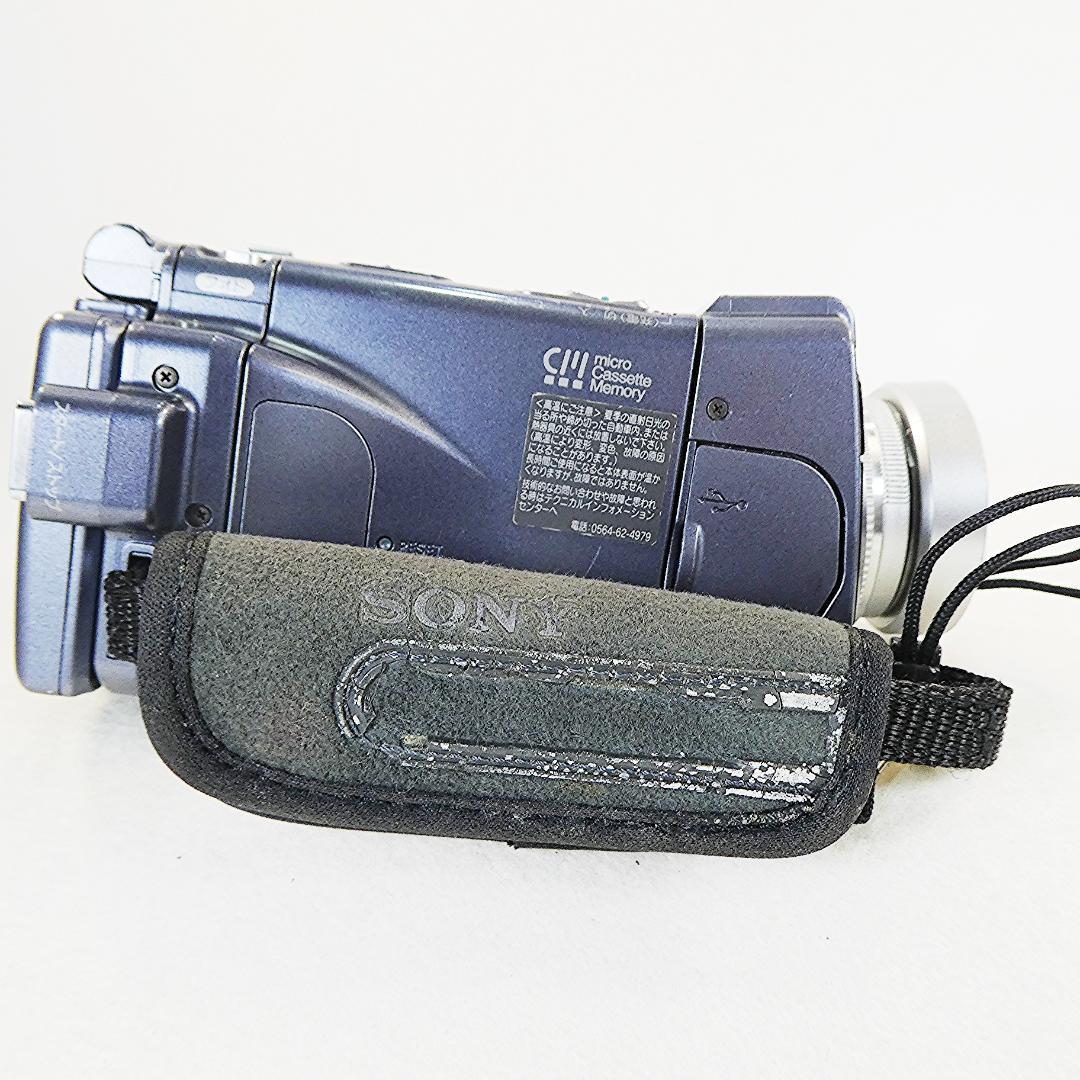 美品・動作品ソニー DCR-IP220 MicroMVビデオカメラ DVD化に