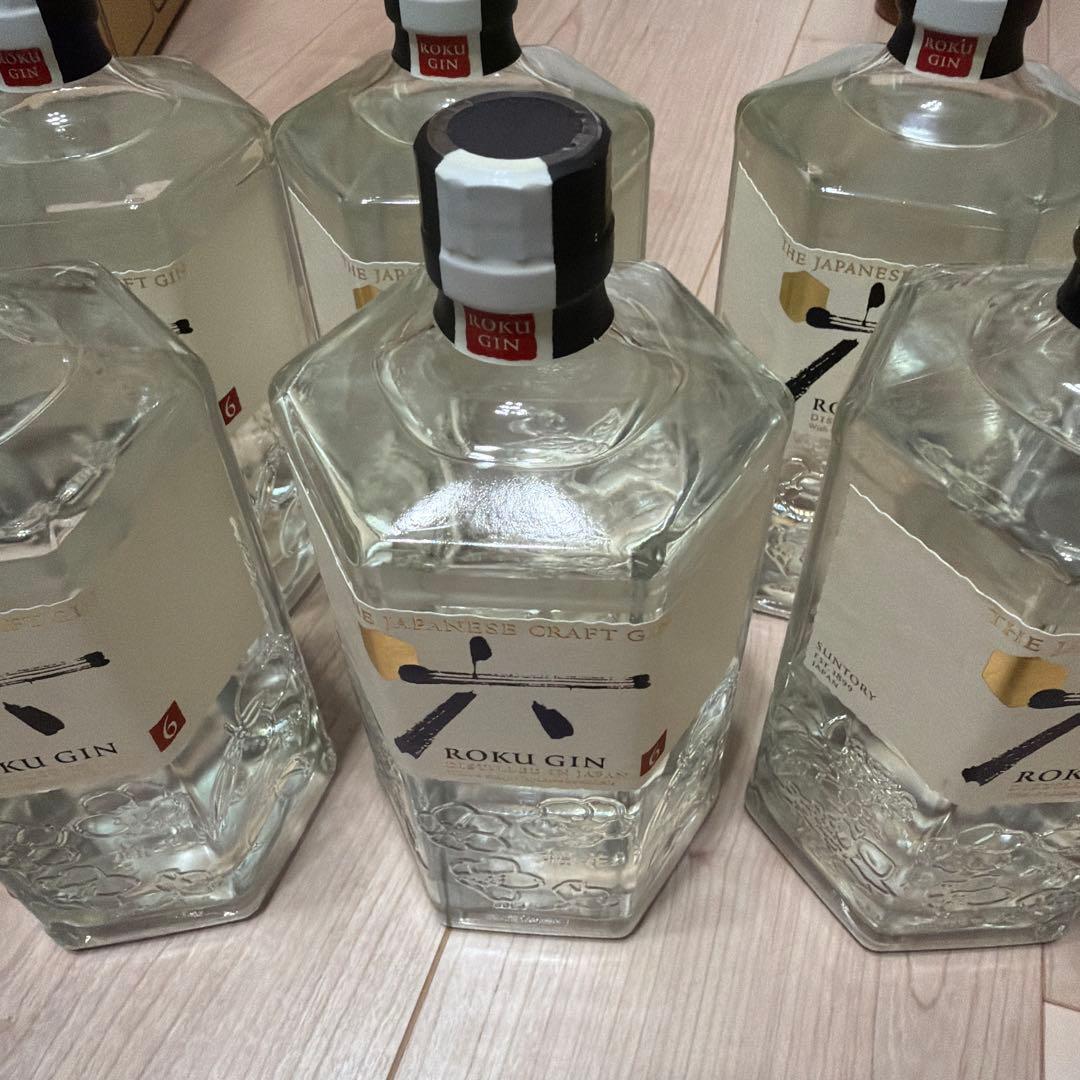 サントリー 六ジン ROKU GIN 700ml 6本セット サントリー 六ジン ROKU GIN 700ml 6本セット 送料無料・ジン飲み比べ