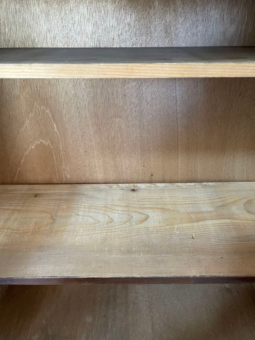 木製チェッカー模様 収納棚