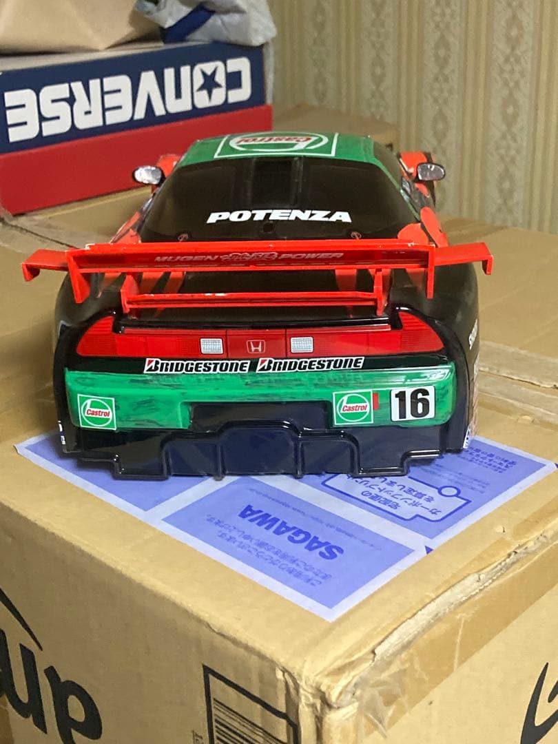 タミヤ1/10 Castrol ＮＳＸボディ、ホイールセット