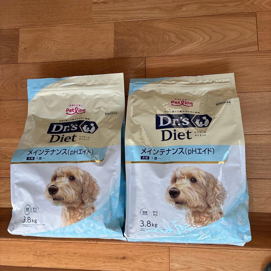 Dr's Diet ドッグフード　メインテナンス(pHエイド) 3.8kg✖︎2