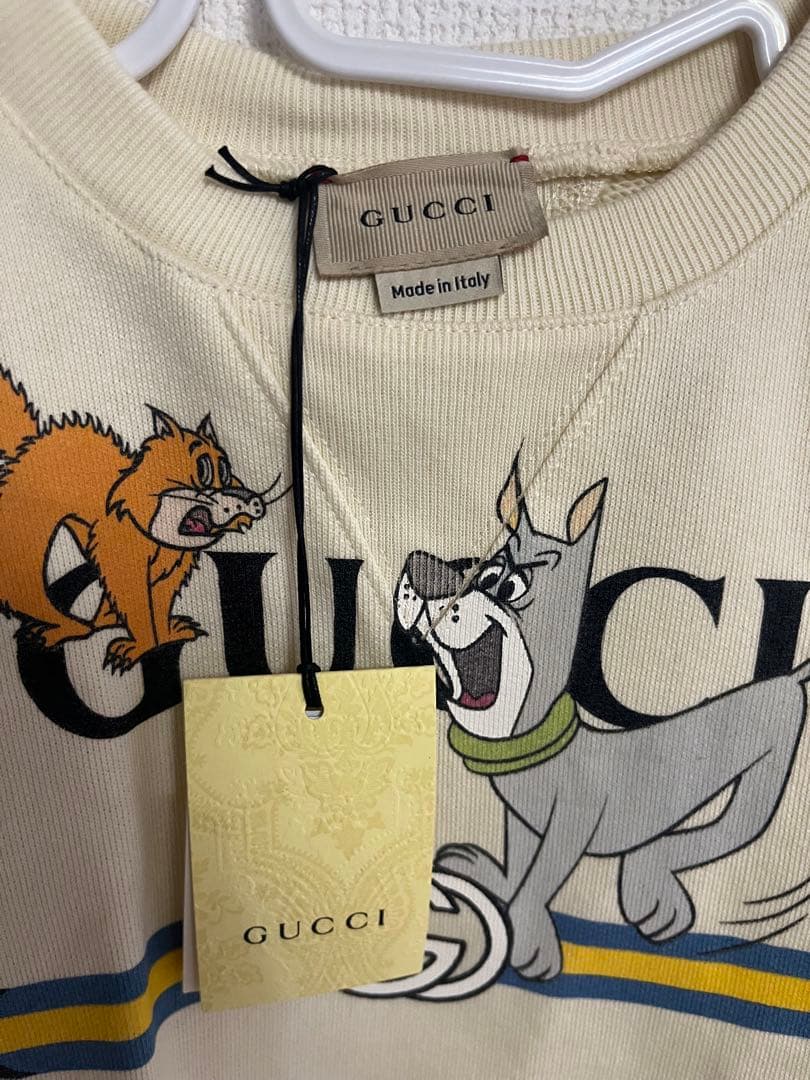 【新品未使用タグ付】【希少レア】GUCCI トレーナー 110cmクリーム色