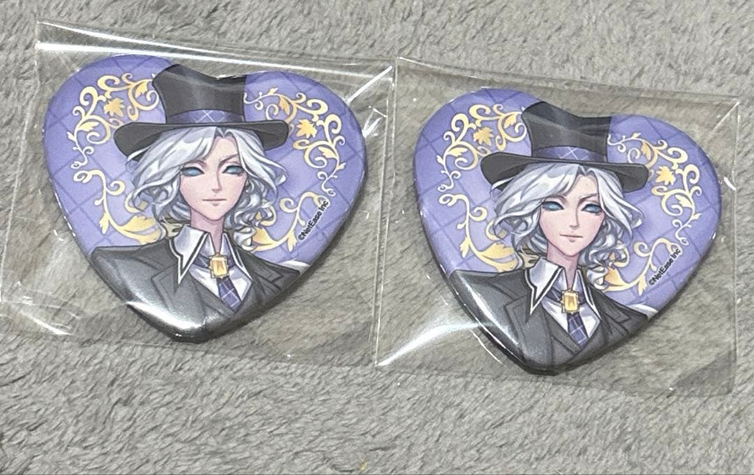 第五人格 ジョゼフ アカデミーカフェ ハート型缶バッジ