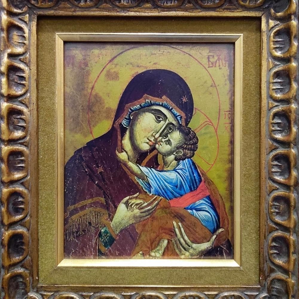 ウラジーミルの生神女 憐みの聖母 イコン アメリカ ロシア正教会 複製