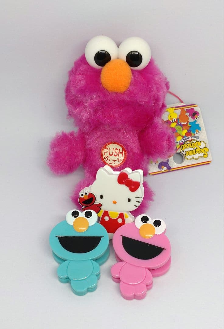 セサミストリート／パクパクストラップ エルモ・クリップ - メルカリ