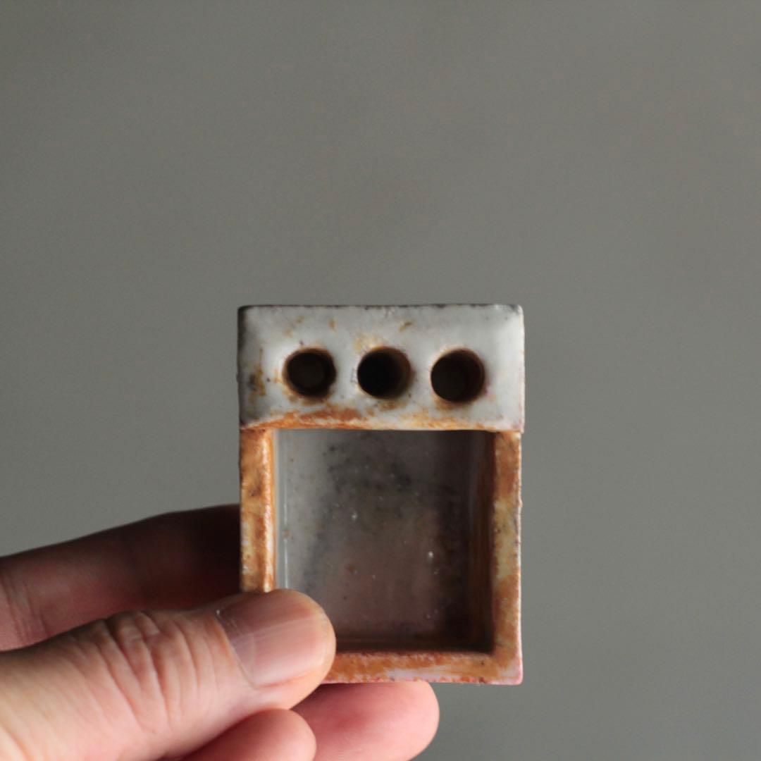 とろとろ肌 小さな 白磁 筆洗 古道具 アンティーク｜とろとろ肌 小さな