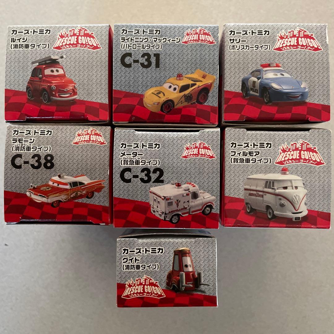 カーズトミカ　レスキューゴー！ゴー！　7台セット