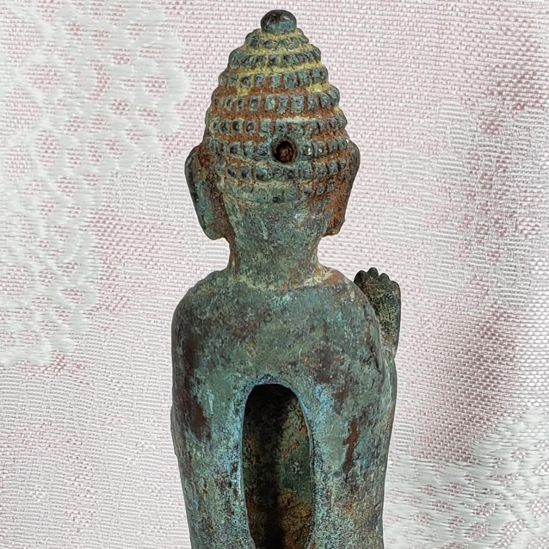 ◇新羅仏 金銅釈迦如来立像 仏像◇検）天平仏 飛鳥仏 百済仏