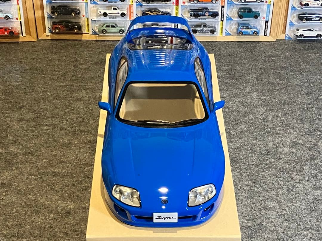 タミヤ ラジコン RC トヨタ スープラ 塗装済スペアボディ ブリリアントブルー