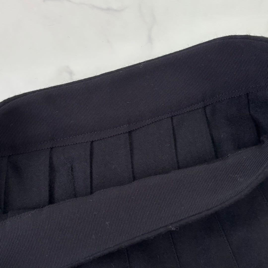 近年モデル マーガレットハウエル×フォックスブラザーズ ウール プリーツスカート