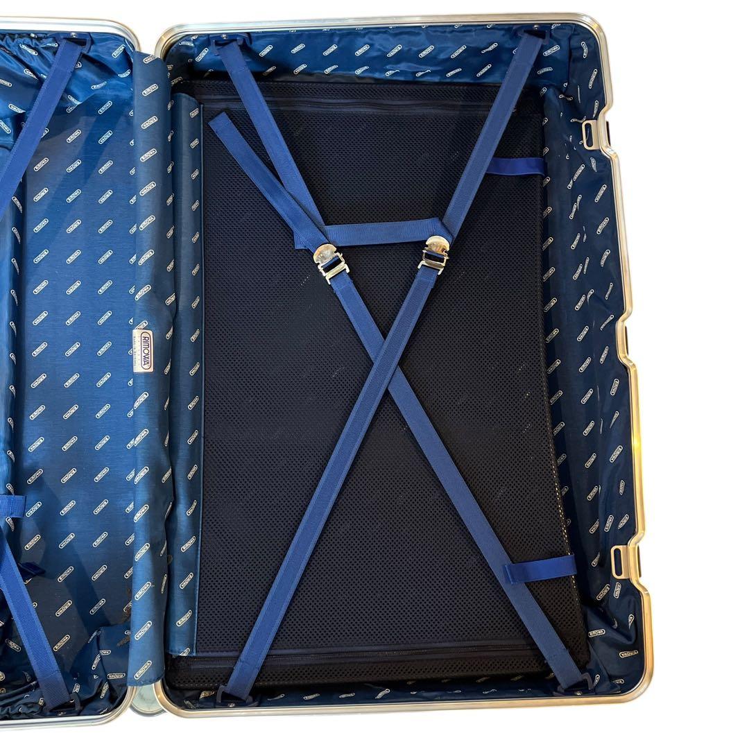 希少・廃盤】青ロゴ リモワ トパーズ 推定84L 4輪 プルタブ 大容量