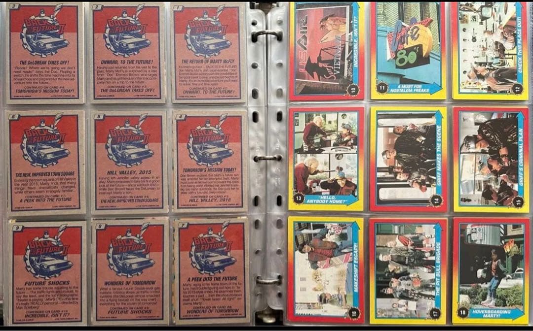 バック・トゥ・ザ・フューチャー ２トレーディングカード コンプリート
