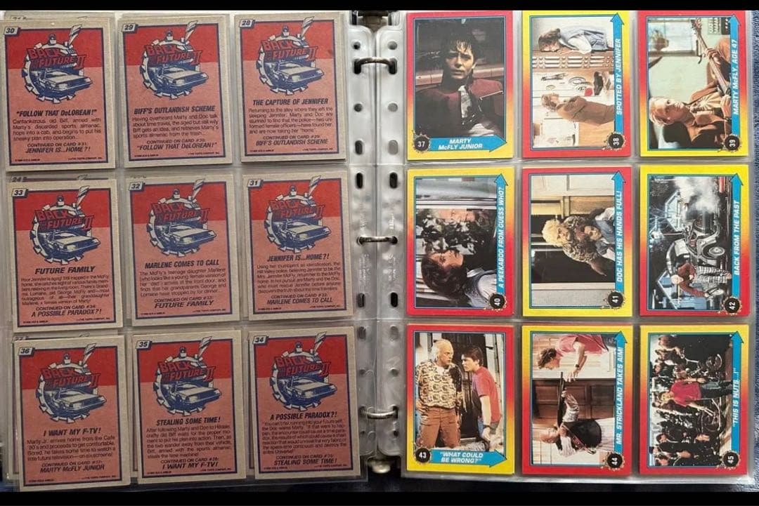 バック・トゥ・ザ・フューチャー ２トレーディングカード コンプリート