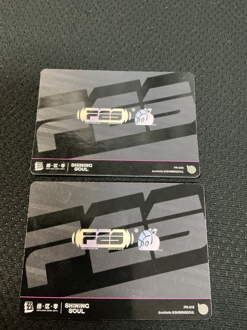 ゼンレスゾーンゼロ2025　FES エレン 閃魂カード 公式正規品　会場限定2点