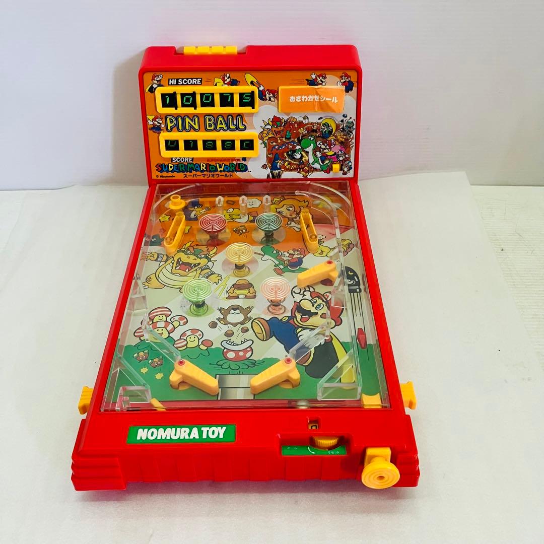 当時物／激レア スーパーマリオワールド ピンボールゲーム 野村トーイ