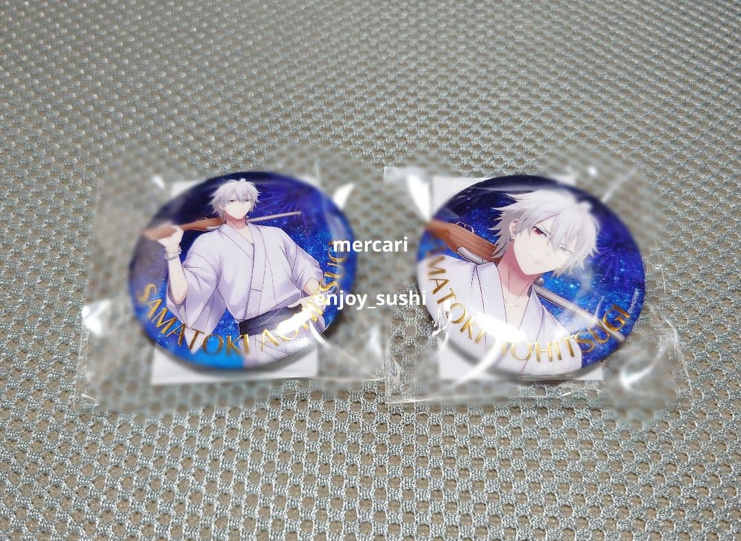 ヒプノシスマイク ヒプマイ オンラインくじ 缶バッジ 左馬刻 - メルカリ