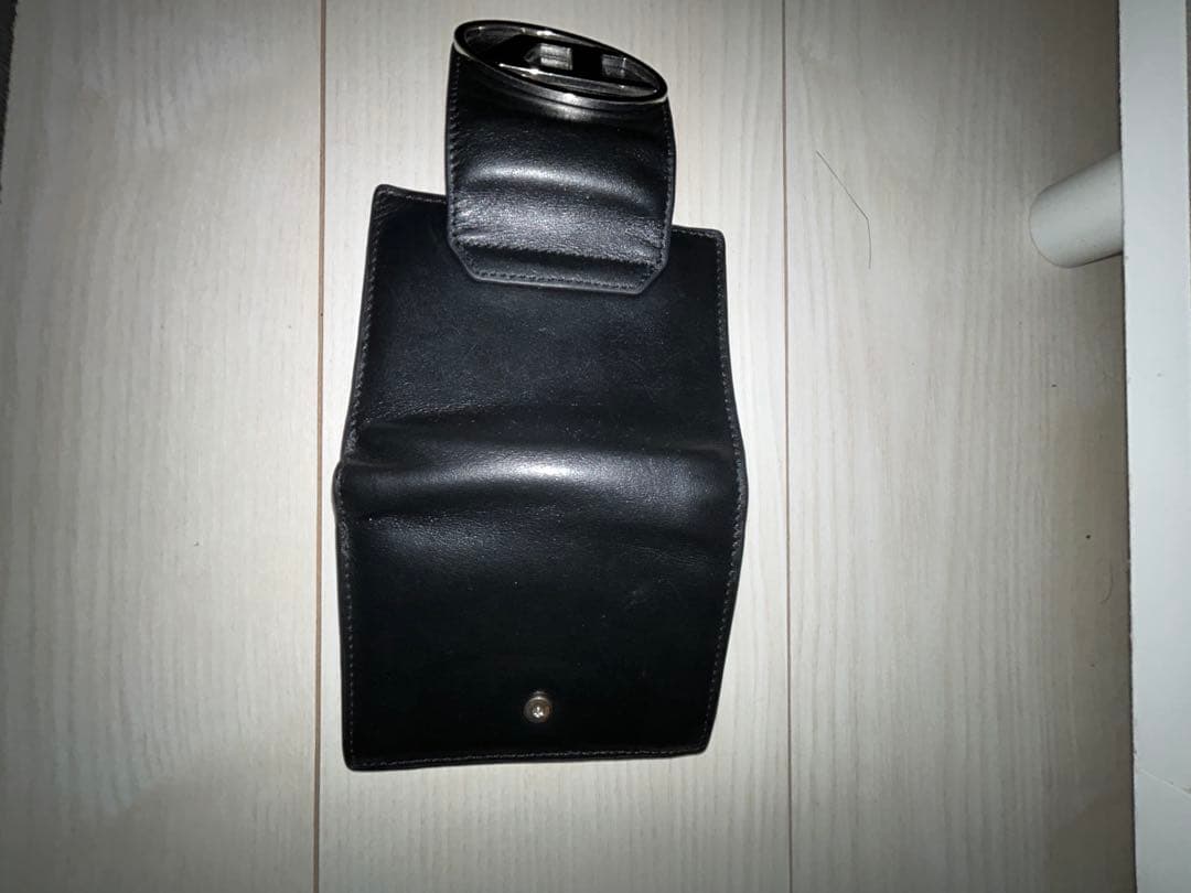 DIESEL 三つ折り財布 ブラック レザーの通販はau PAY マーケット