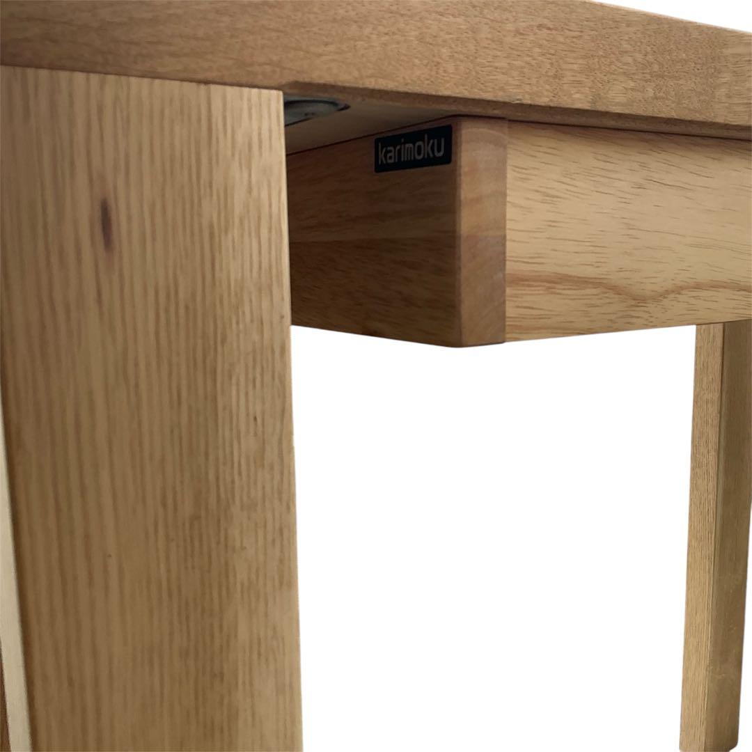 karimoku 木製デスク ST3077 ME 引き出し付き