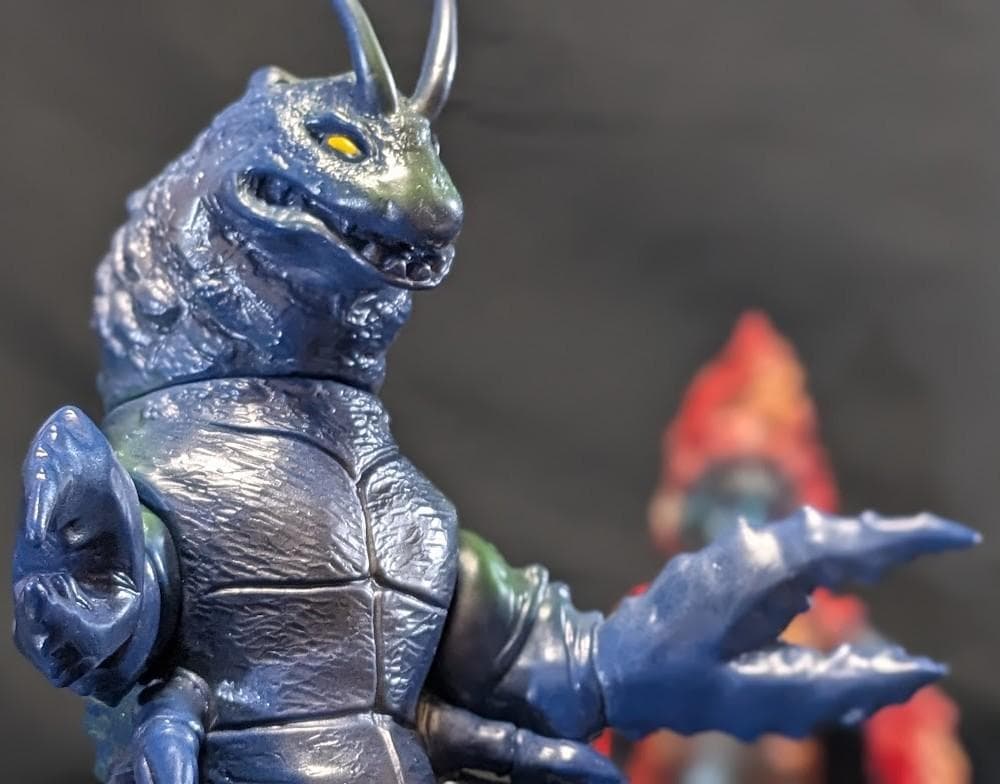 サザン星人 赤 ベアモデル ソフビ 検 シルバー仮面 マルサン